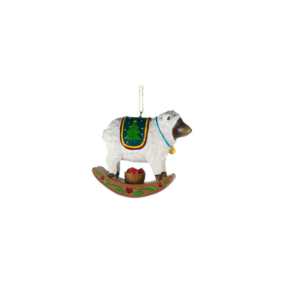 Painted Farm Animal Ornaments