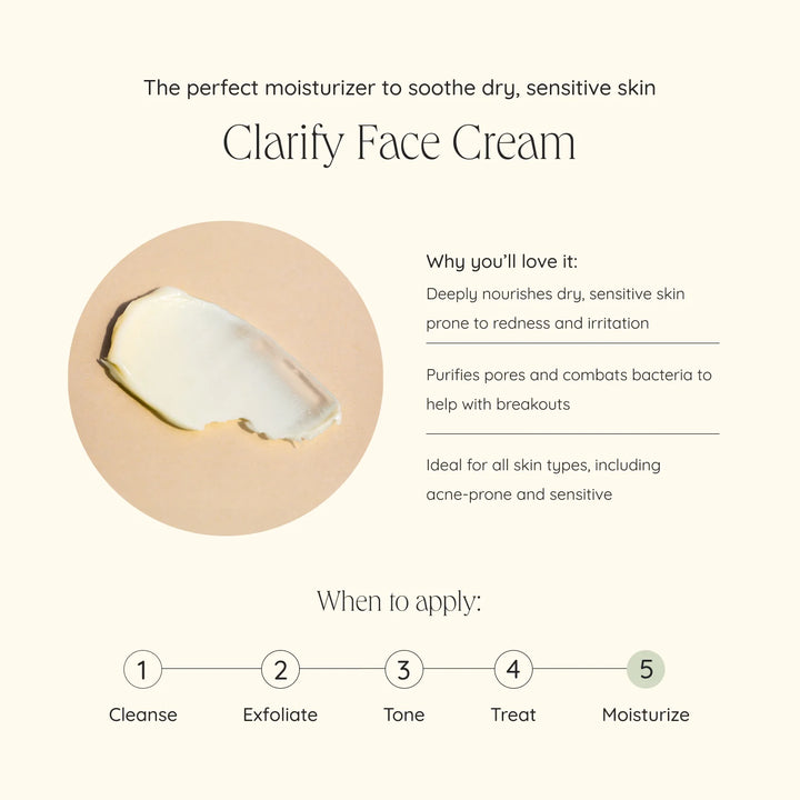 Clarify Face Cream | Bergamot + Rose