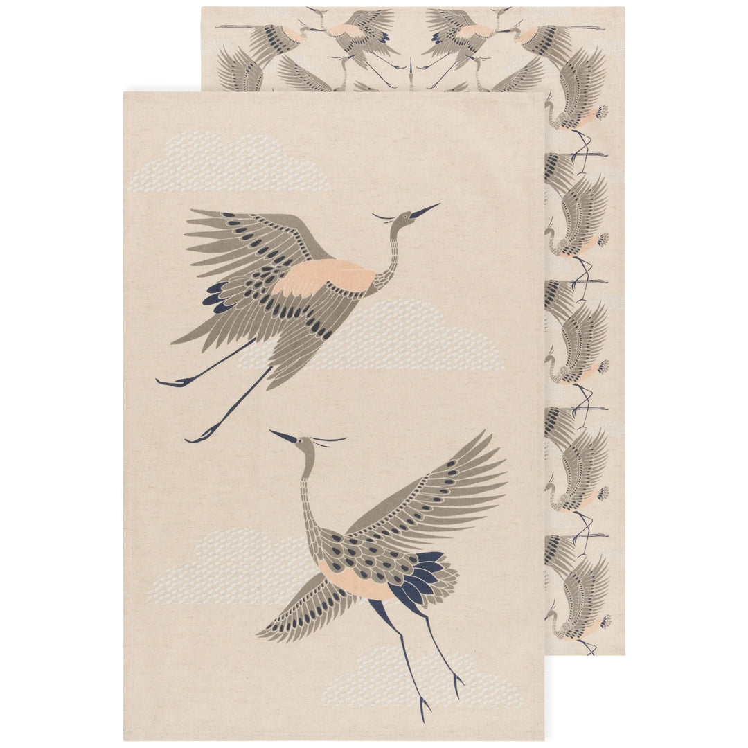 Flight of Fancy Set of 2 Tea Towels