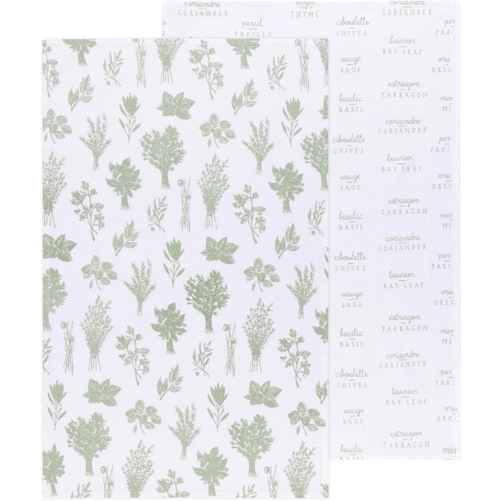 Sage Floursack Tea Towels | Set of 2