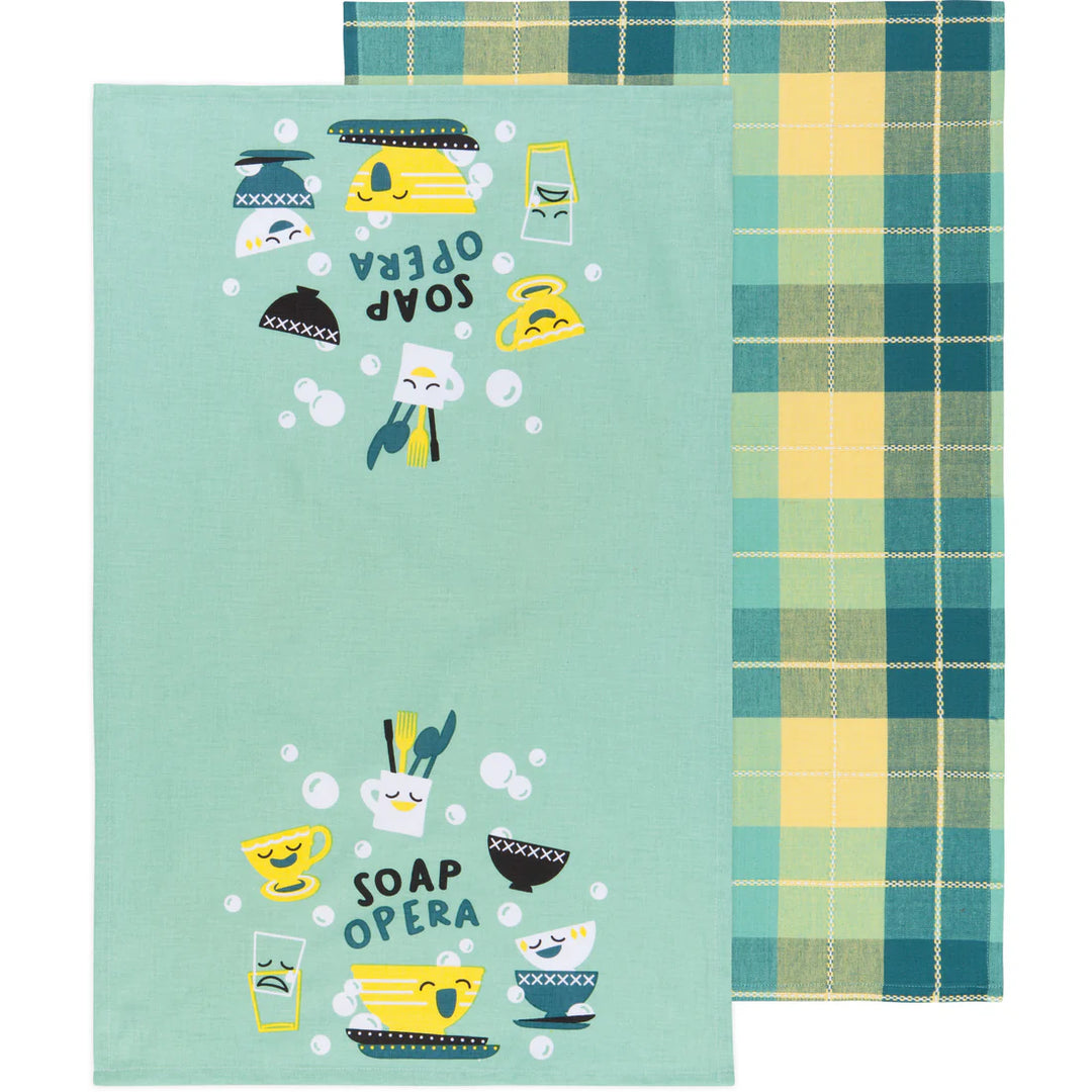 Soap Opera Tea Towels | Set of 2