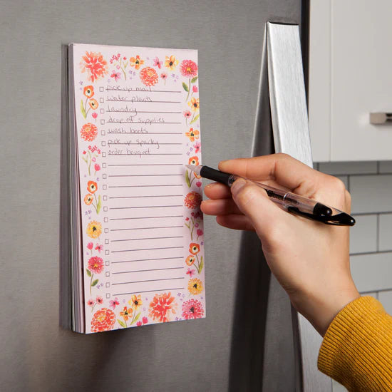 Magnetic Notepad | Cottage Florals