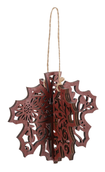 Wooden Laser-Cut Autumn Leaf Ornaments with Gardens Within