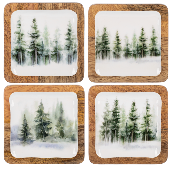 Watercolour Forest Trinket Tray