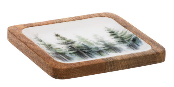 Watercolour Forest Trinket Tray