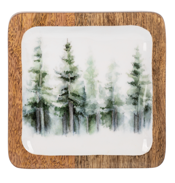 Watercolour Forest Trinket Tray