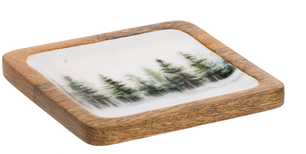 Watercolour Forest Trinket Tray