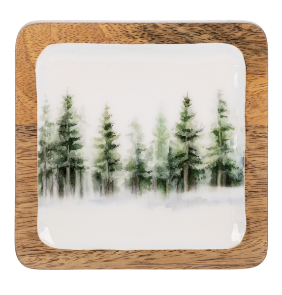 Watercolour Forest Trinket Tray