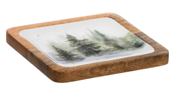 Watercolour Forest Trinket Tray