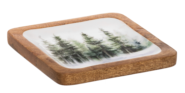 Watercolour Forest Trinket Tray