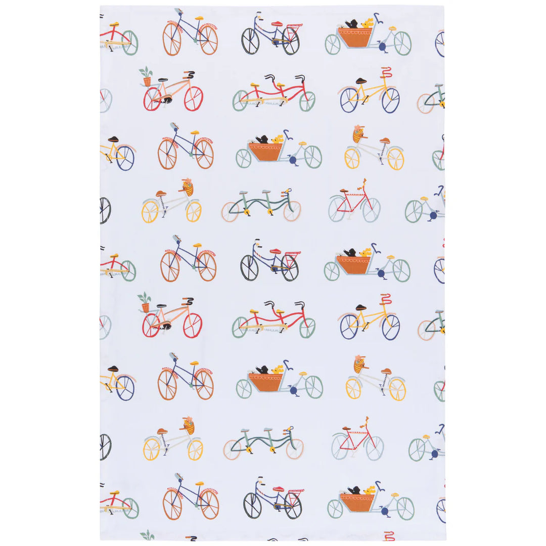 Ride On Bicycle Tea Towel