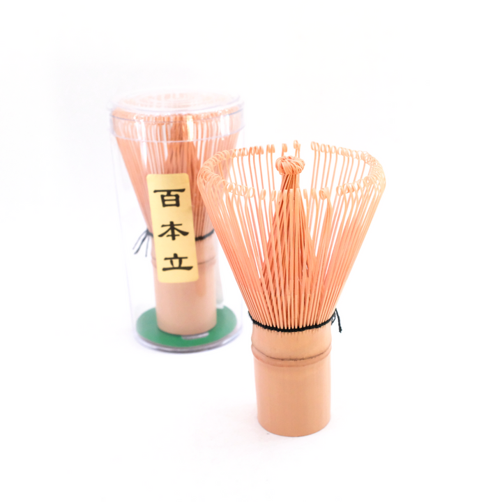 Traditional Matcha Whisk & Glass Stand Set