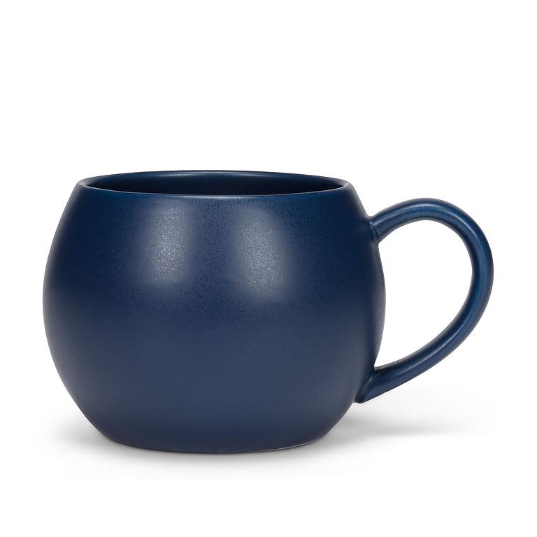 Blue Matte Ball Mug