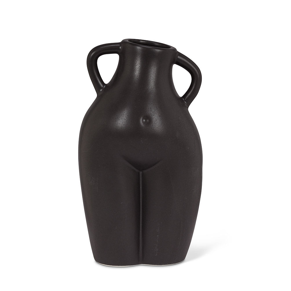 Feminine Body Vase | Matte Black
