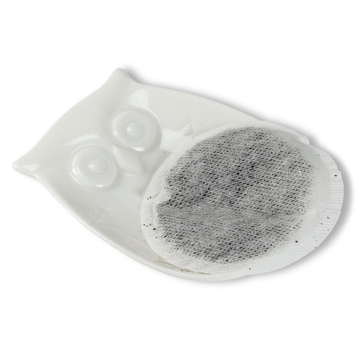 Ceramic Teabag / Infuser Drip Dish - Owl
