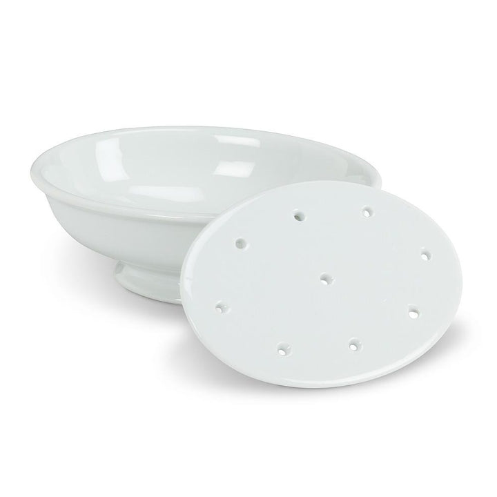 Two Piece Soap Dish & Strainer