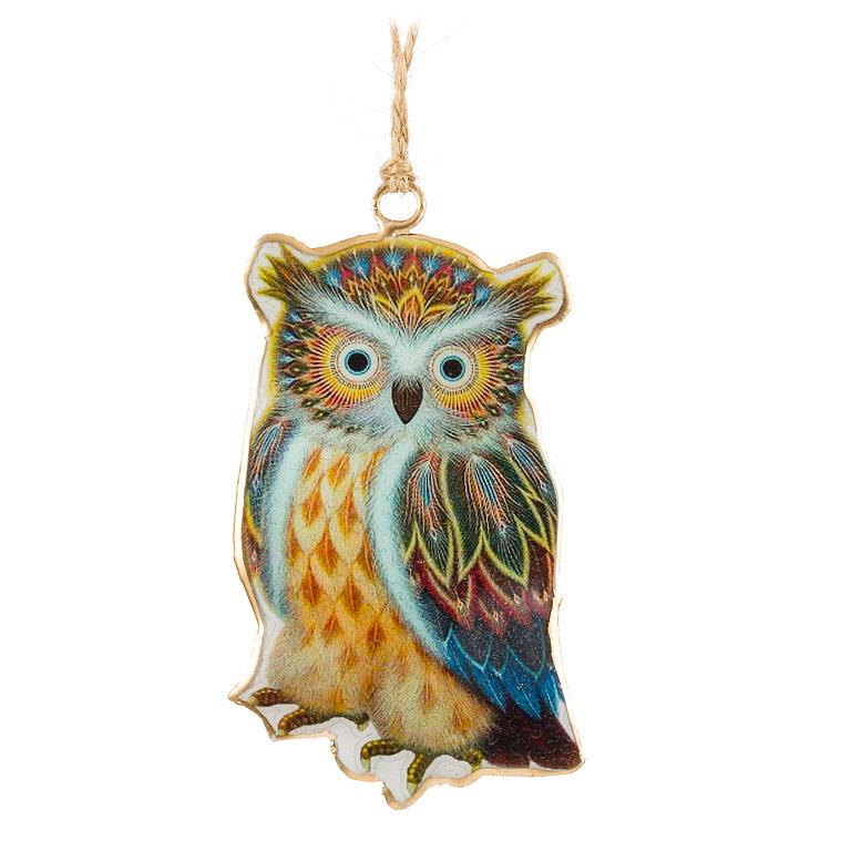 Colourful Owl Ornament