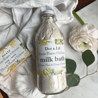 Luxury Floral Milk Bath | Mimosa & Nectarine
