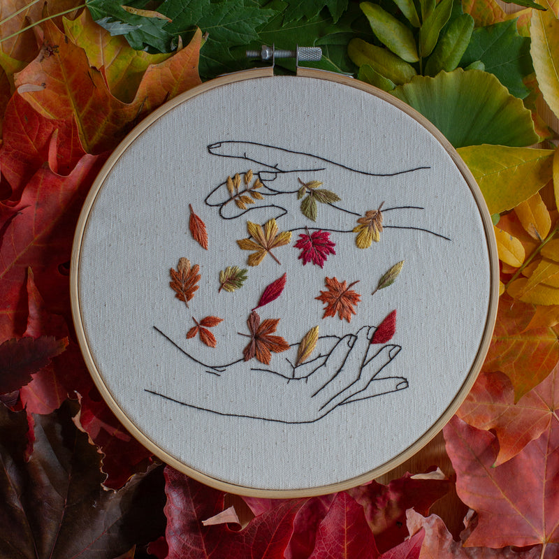 Handmade Embroidery | The Magic of Falling Leaves