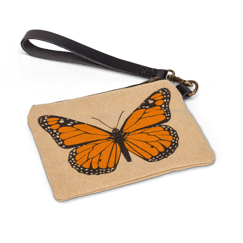 Cotton Wildlife Clutch | Monarch Butterfly