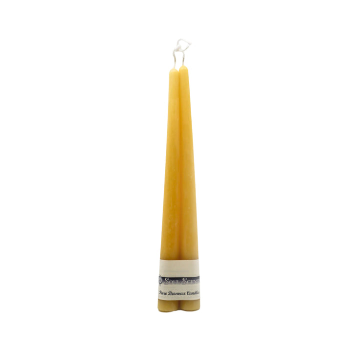 Beeswax Candle Taper Pair | 10"