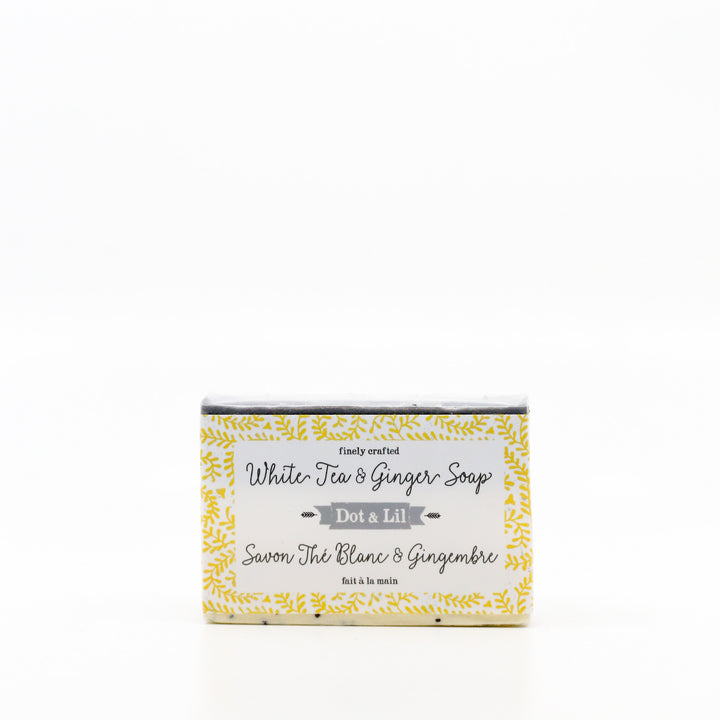 Soothing Cold Process Bar Soap | White Tea & Ginger