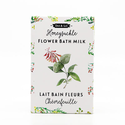 Luxury Floral Milk Bath Sachet | Honeysuckle
