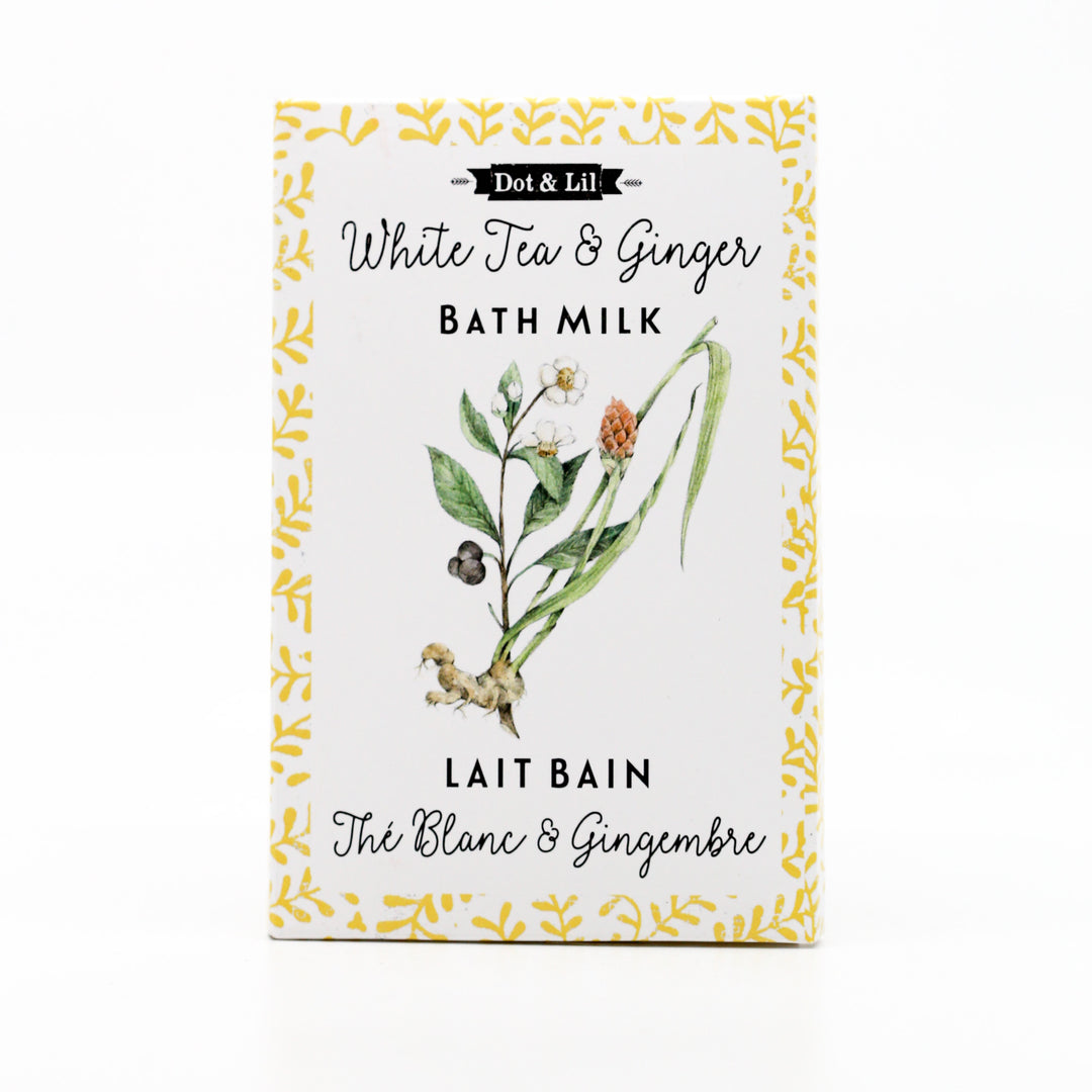 Luxury Milk Bath Sachet | White Tea & Ginger