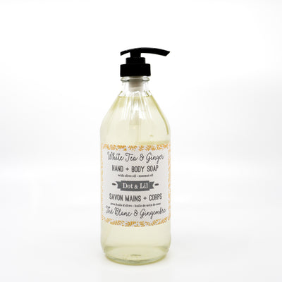 Luxurious Hand & Body Soap | White Tea & Ginger