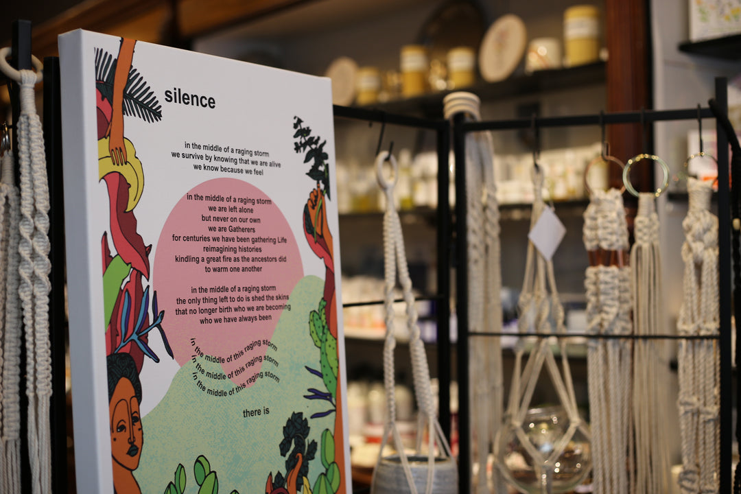 Silence Postcard Art Print | 100% of Proceeds to TORONTO INDIGENOUS HARM REDUCTION