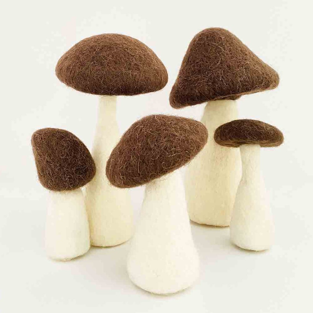 Felt Brown-Top Mushrooms