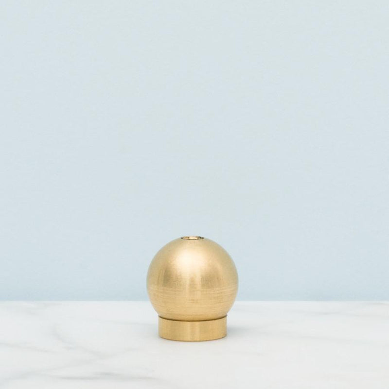 Minimalist Brass Ball Incense Holder