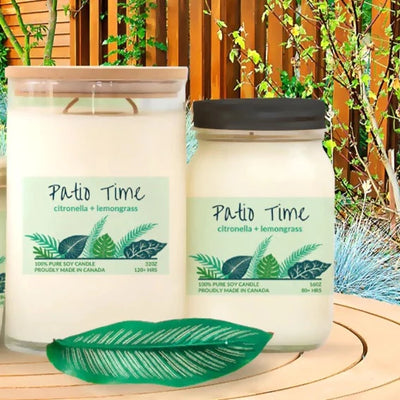 Patio Time Citronella Soy Wax Candle