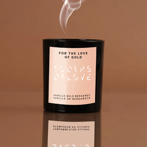 For the Love of Gold Soy-Coconut Wax Candle | Vanilla, Bergamot & Gold