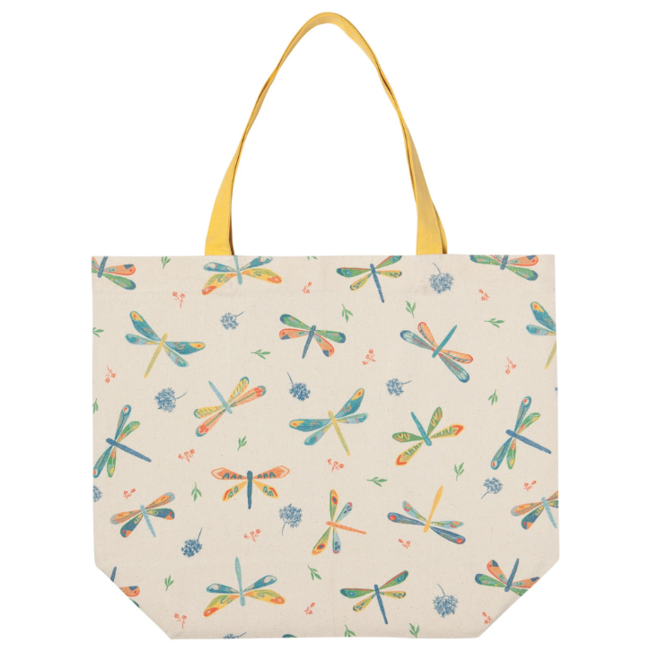 Colourful Dragonfly Tote