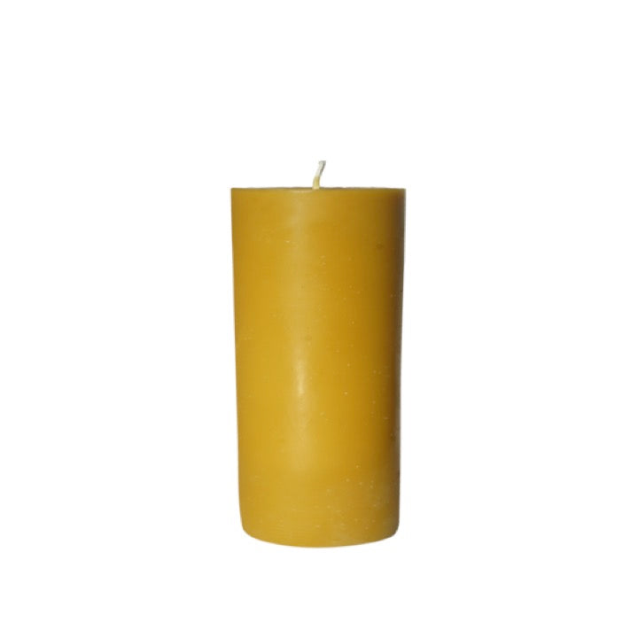 Beeswax Candle | Large Smooth Pillar