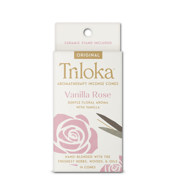 Vanilla Rose Cone Incense
