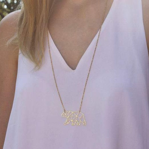 Bear Constellation Necklace | Gold