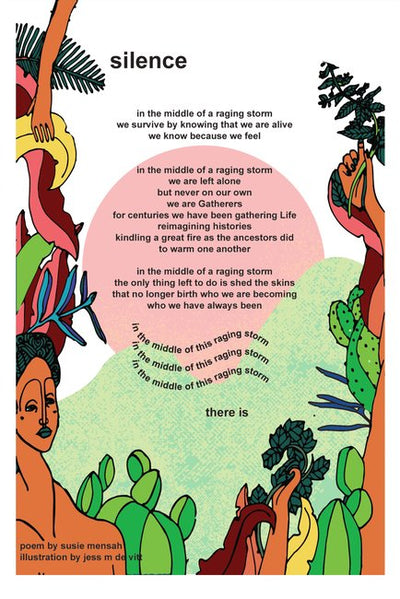 SILENCE Post Card Front