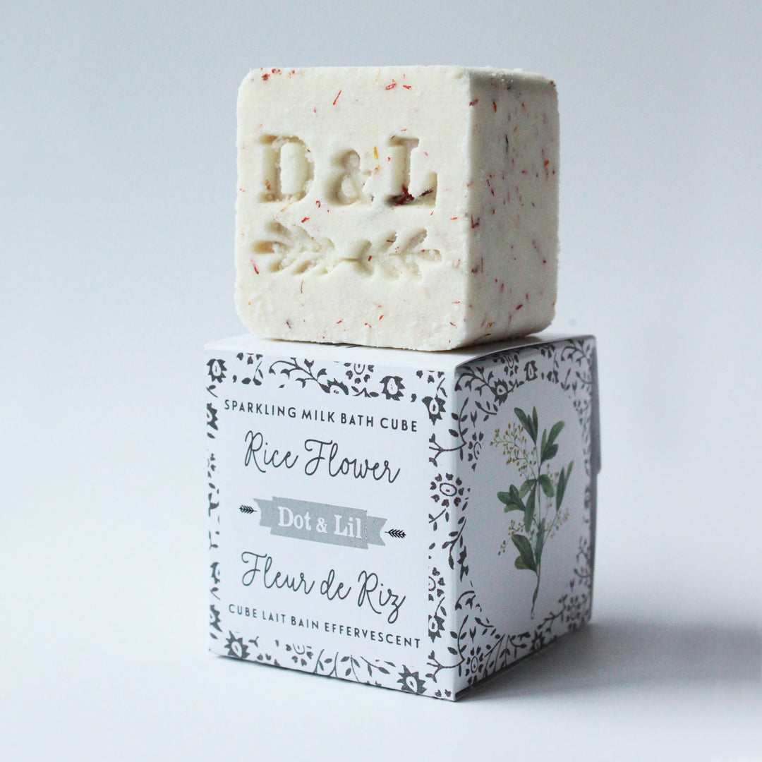 Milk Bath Cube Gift Set | Rice Flower