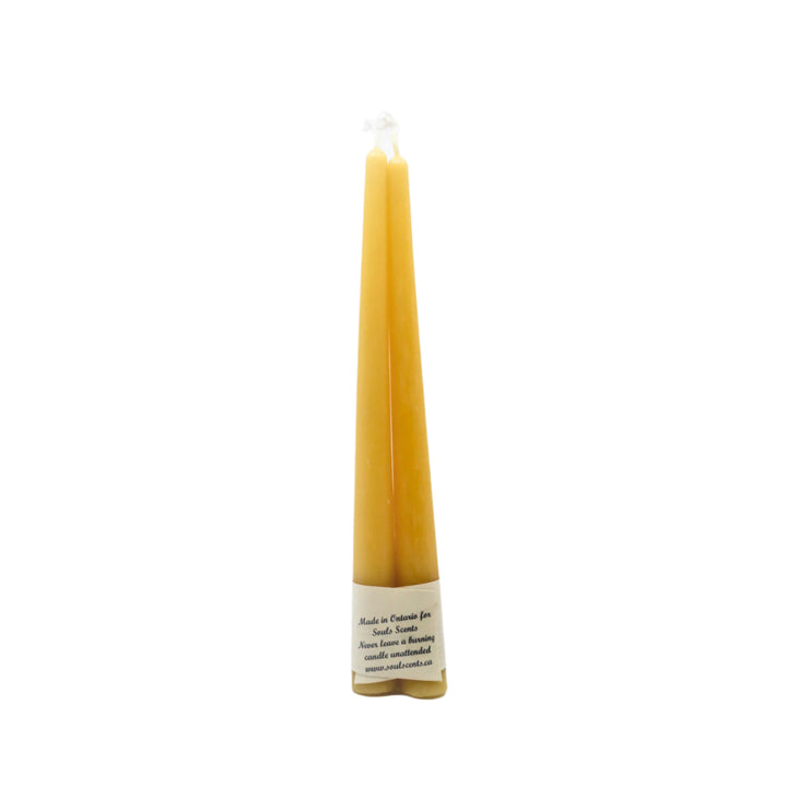 Beeswax Candle Taper Pair | 10"